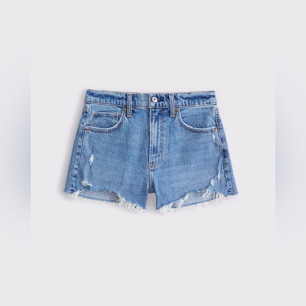Abercrombie High Rise Mom Short - Picture 6 of 10